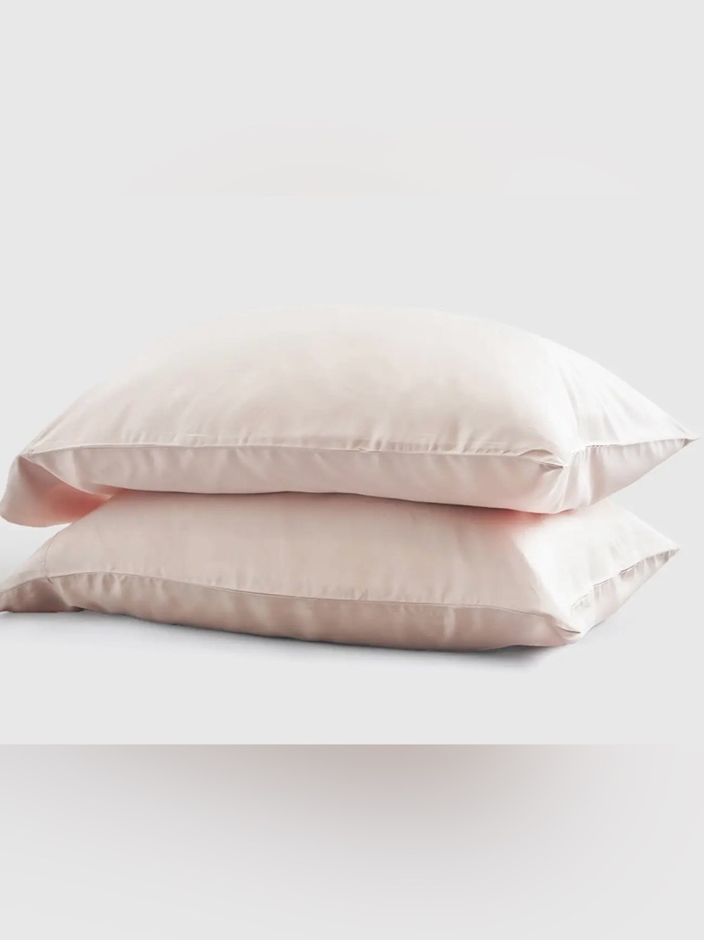 Quince Bamboo Pillowcase Set, Standard (Soft Blush)